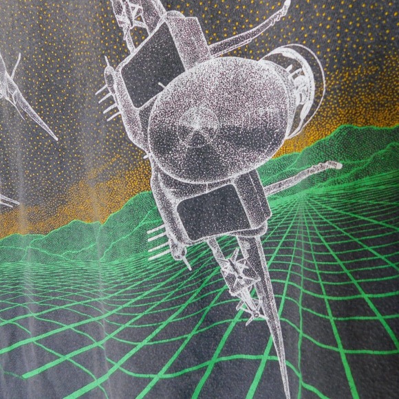 Vintage 80s Fighter Jet F-15 Eagle Plane Faded Shirt Adult XL Single Stitch RARE - Picture 7 of 15